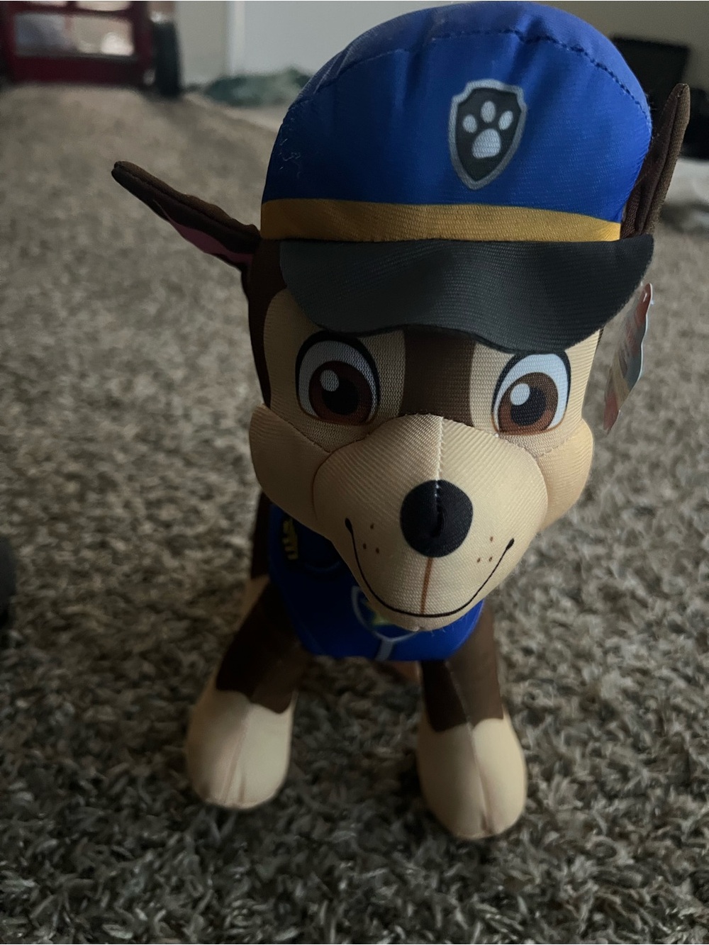 Paw Patrol Chase Plush Toy - Blue, Brown, Cream